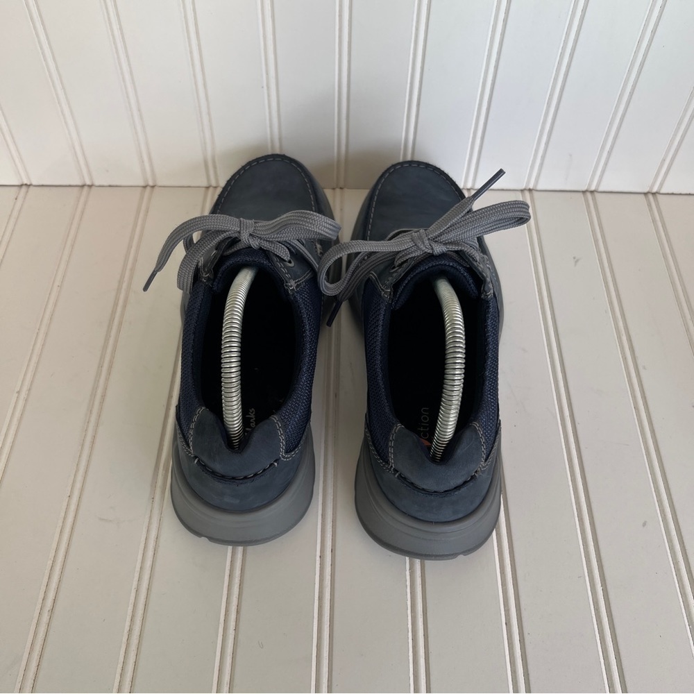 Clarks Navy Blue Collection Ultimate Comfort Sneakers Suede Men's 7 - Picture 4 of 8